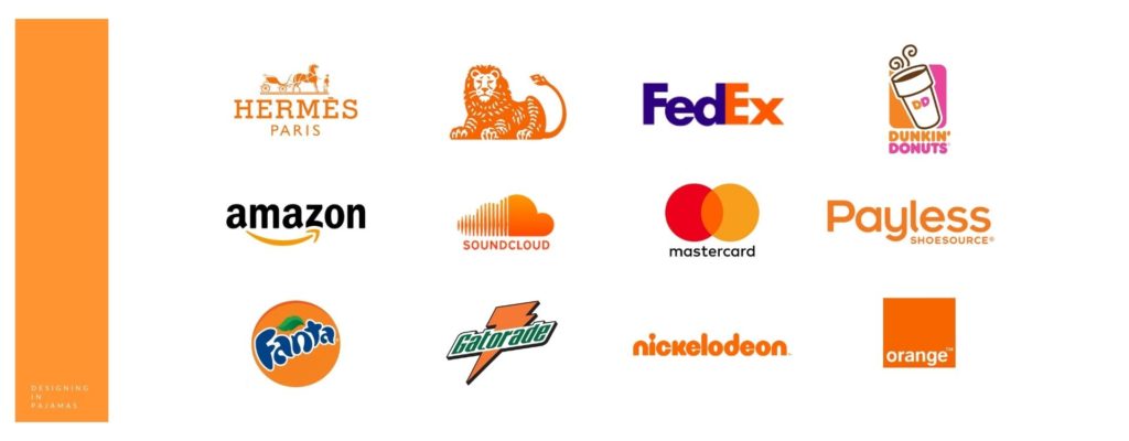 Famous brand that use orange in their branding