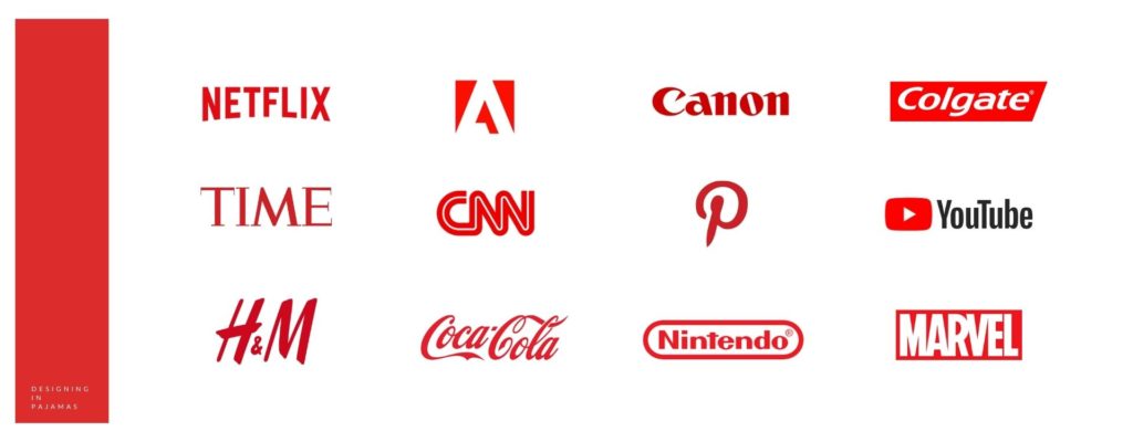 Famous brand that use red in their branding